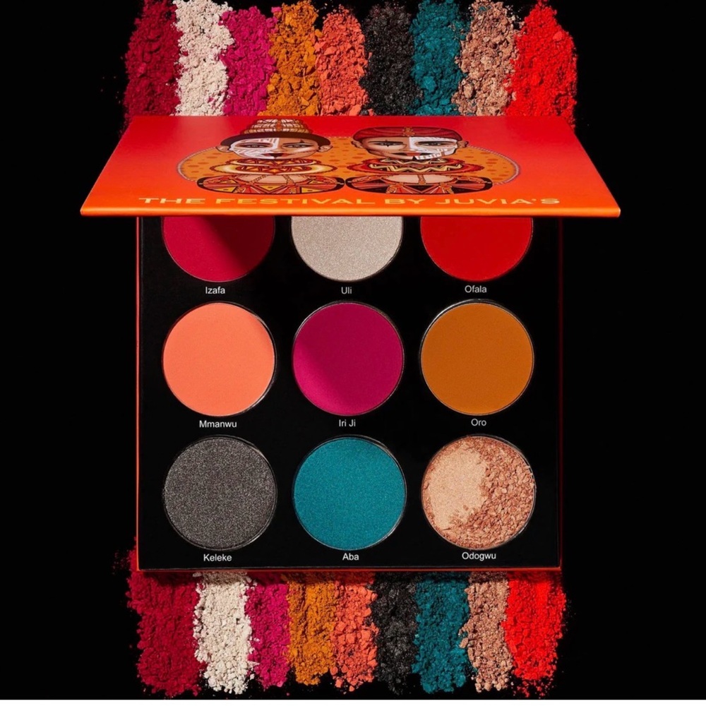Juvia's Place FESTIVAL Eyeshadow Palette AUTHENTIC 🍑🍒🍎